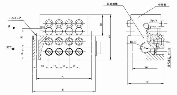 QHQ-J型油－气分配混合器